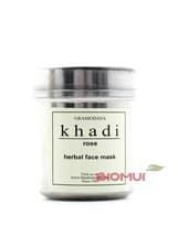 Сухая антивозврастная маска-убтан с розой для увядающей кожи "Khadi"